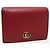 Gucci Tarjetero de cuero Red GG Marmont Roja - vista 3
