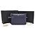 Chanel Clutch Classic New Medium Navy Caviar Gold Blu - vista 3