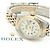 Rolex Reloj Datejust Combi para mujer con esfera limitada de números romanos blancos original - vista 23