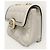 Gucci Mini bolsa de ombro em couro acolchoado branco com detalhe entrelaçado - vista 3