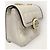 Gucci Mini bolsa de ombro em couro acolchoado branco com detalhe entrelaçado - vista 4