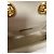 Gucci Mini bolsa de ombro em couro acolchoado branco com detalhe entrelaçado - vista 5
