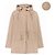 Parka de algodón Moncler Gaillon Beige Naranja