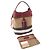 Burberry Borsa a secchiello House Check Ashby Susanna con nappa Multicolore - vista 8