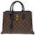 Louis Vuitton Bolsa Tote e Bolsa de Ombro Monogram Flower Preto