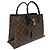 Louis Vuitton Bolsa Tote e Bolsa de Ombro Monogram Flower Preto - vista 2