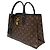 Louis Vuitton Bolsa Tote e Bolsa de Ombro Monogram Flower Preto - vista 3