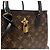 Louis Vuitton Bolsa Tote e Bolsa de Ombro Monogram Flower Preto - vista 4