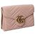 Gucci Borsa a tracolla mini GG Marmont trapuntata Rosa - vista 2