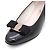 Salvatore Ferragamo Scarpe da donna in pelle lucida con logo Bar Nero - vista 6