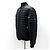 Prada Leichte gesteppte Herrenjacke mit Triangle-Logo Schwarz