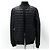 Prada Leichte gesteppte Herrenjacke mit Triangle-Logo Schwarz - Ansicht 3