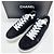Chanel Sneakers in Velluto e Scamosciato da Uomo Nero Multicolore - vista 2