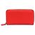 Bottega Veneta Cartera Larga Intrecciato Roja