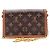 Louis Vuitton Portafoglio con catena Dolphin Multicolore - vista 3