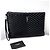 Saint Laurent Clutch trapuntata da donna nera Large Nero - vista 2