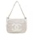 Chanel Borsa a tracolla White Perforated Big CC Flap Bianco