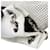 Chanel Borsa a tracolla White Perforated Big CC Flap Bianco - vista 5