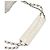 Chanel Borsa a tracolla White Perforated Big CC Flap Bianco - vista 8