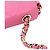 Chanel Bolsa de ombro com corrente acolchoada rosa - view 7