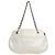 Chanel Borsa a tracolla White Caviar Big CC Chain Bianco