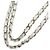 Chanel Borsa a tracolla White Caviar Big CC Chain Bianco - vista 7