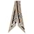 Burberry Sciarpa in seta Skinny Check Marrone