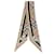 Burberry Sciarpa in seta Skinny Check Marrone - vista 3