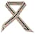 Burberry Sciarpa in seta Skinny Check Marrone - vista 5