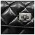Chanel Black Patent Vintage Card Wallet - view 6