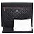 Chanel Clutch Lambskin Silver CC Classic New Medium Nero - vista 16