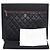 Chanel Clutch Lambskin Silver CC Classic New Medium Nero - vista 8