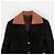 Louis Vuitton Black Wool Leather Insert A-Line Coat - view 4