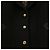 Louis Vuitton Black Wool Leather Insert A-Line Coat - view 5