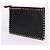 Valentino Clutch Rockstud Black Medium Unisex Nero - vista 2