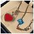 Chopard Collana con pendente Happy Heart Rossa Rosso - vista 3