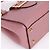 Burberry Borsa a spalla rosa granulata con due tracolle - vista 11