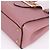 Burberry Borsa a spalla rosa granulata con due tracolle - vista 12