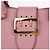 Burberry Borsa a spalla rosa granulata con due tracolle - vista 3