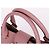 Burberry Borsa a spalla rosa granulata con due tracolle - vista 7