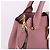 Burberry Borsa a spalla rosa granulata con due tracolle - vista 8