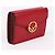 Fendi Gold-Plated Red Tri-Fold Wallet - view 4