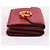 Fendi Gold-Plated Red Tri-Fold Wallet - view 6