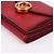 Fendi Gold-Plated Red Tri-Fold Wallet - view 9