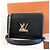 Louis Vuitton Borsa Twist MM Epi Gold Black Nero - vista 2