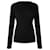 Valentino Aufbereiteter Langarmpullover mit Schleifen-Twilly-Schal-Detail Schwarz - Ansicht 5