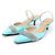 Giuseppe Zanotti Sandali slingback in raso smeraldo e cristallo da donna Verde - vista 3
