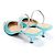 Giuseppe Zanotti Sandali slingback in raso smeraldo e cristallo da donna Verde - vista 5