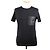 Fendi Kurzärmeliges T-Shirt mit Ledertasche Schwarz