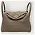 Hermès Borsa a tracolla Lindy Etoupe Gold stamp Marrone - vista 2